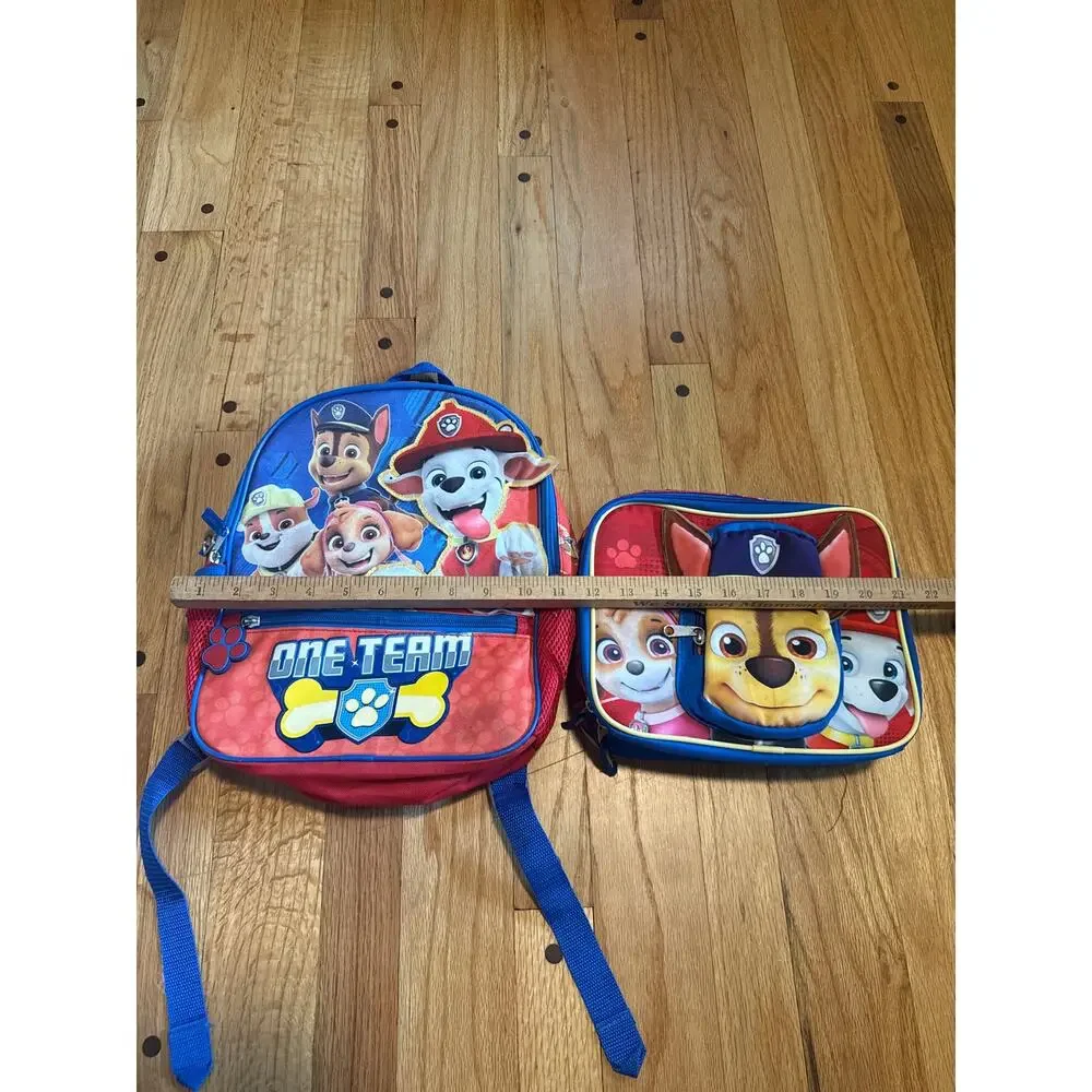 Paw Patrol Kids Backpack Lunch Box Set + School Bag